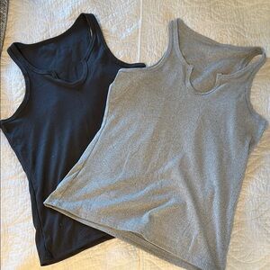 Women's Dark Gray and Gray tank Top set
